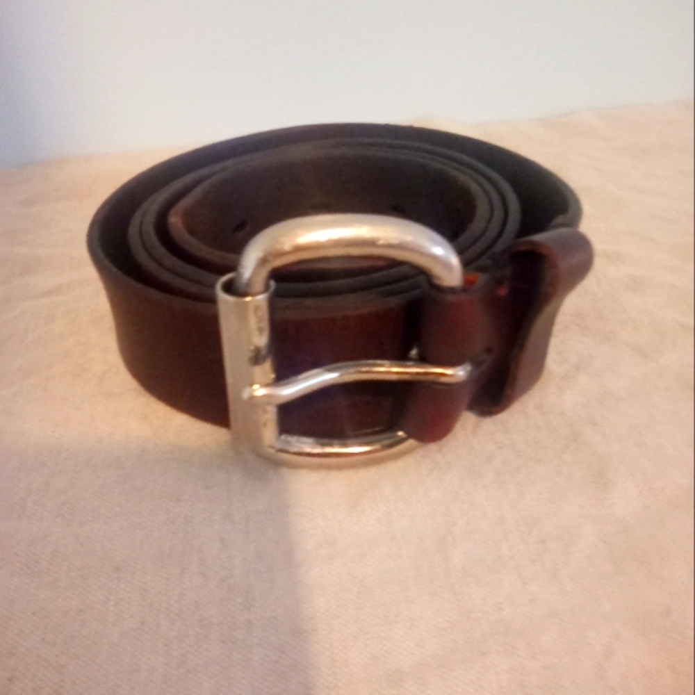 Men's Brown Leather Belt